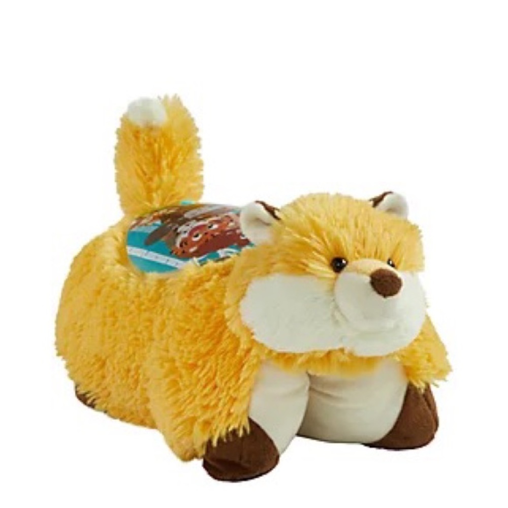 Fox pillow pet sleeptime lite night light plush toy